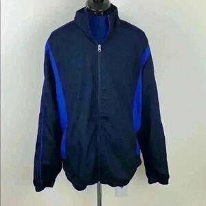 𝅺STARTER athletic wind breaker navy sz M